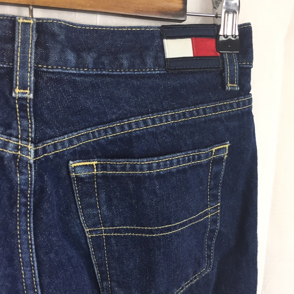 Vtg Tommy Hilfiger Flag Patch Jeans Flawless!
